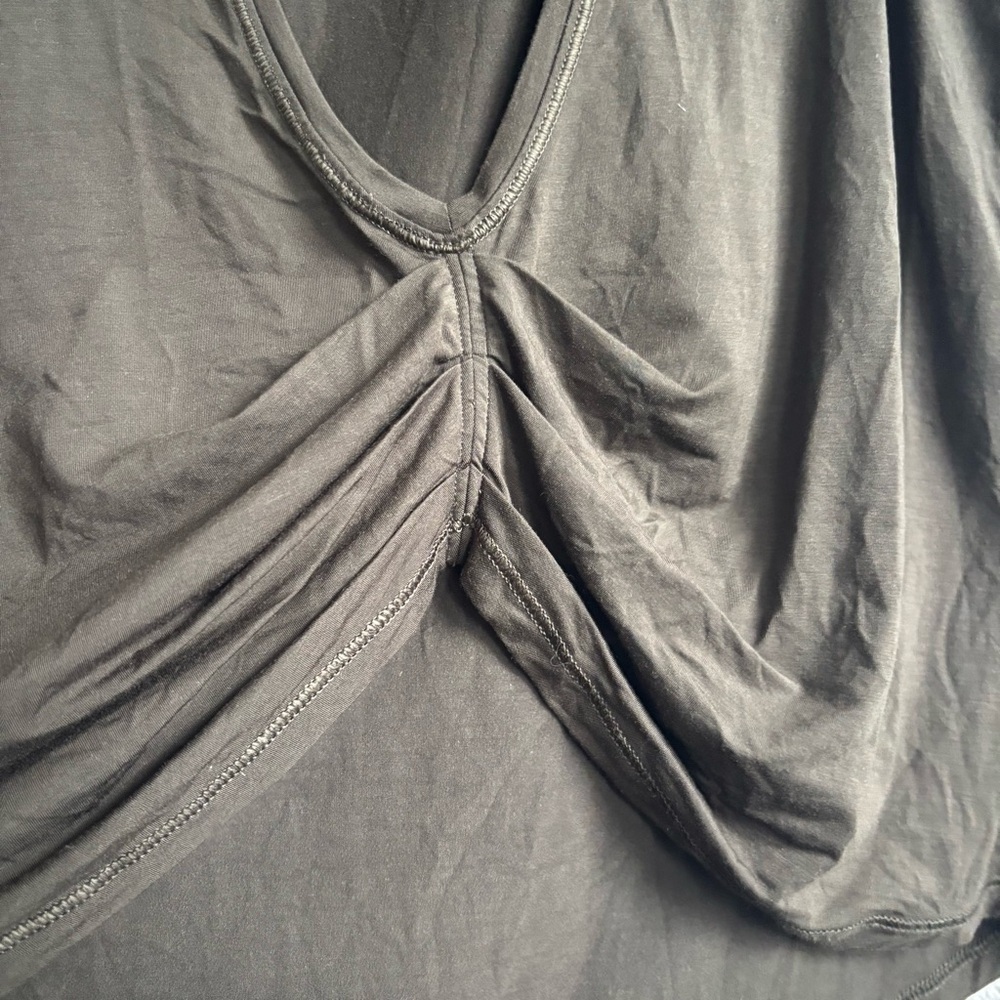 Lululemon Athletica Dark Olive Green Twisted Back Tank Top - Picture 6 of 8